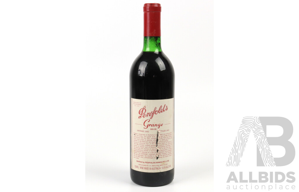 Penfolds Bin 95 Grange, Vintage 1990