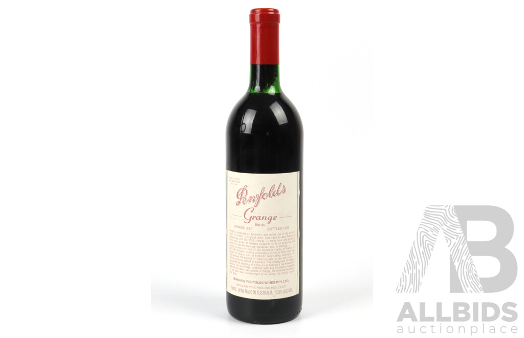 Penfolds Bin 95 Grange, Vintage 1990