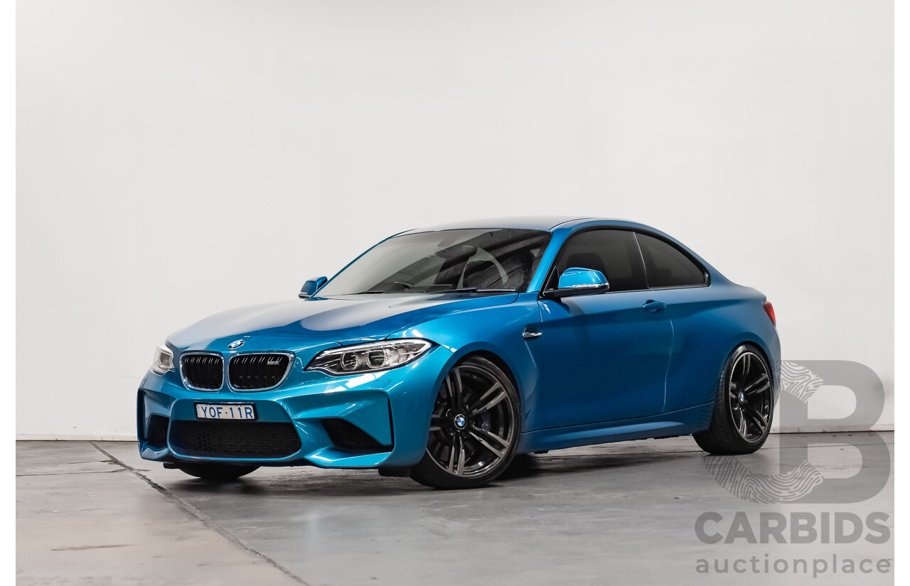 09/16 BMW M2 RWD F87 2D Coupe Long Beach Blue Turbo 3.0L