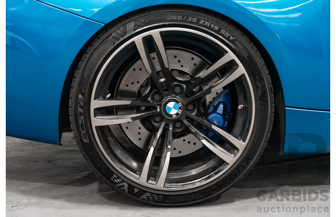 09/16 BMW M2 RWD F87 2D Coupe Long Beach Blue Turbo 3.0L