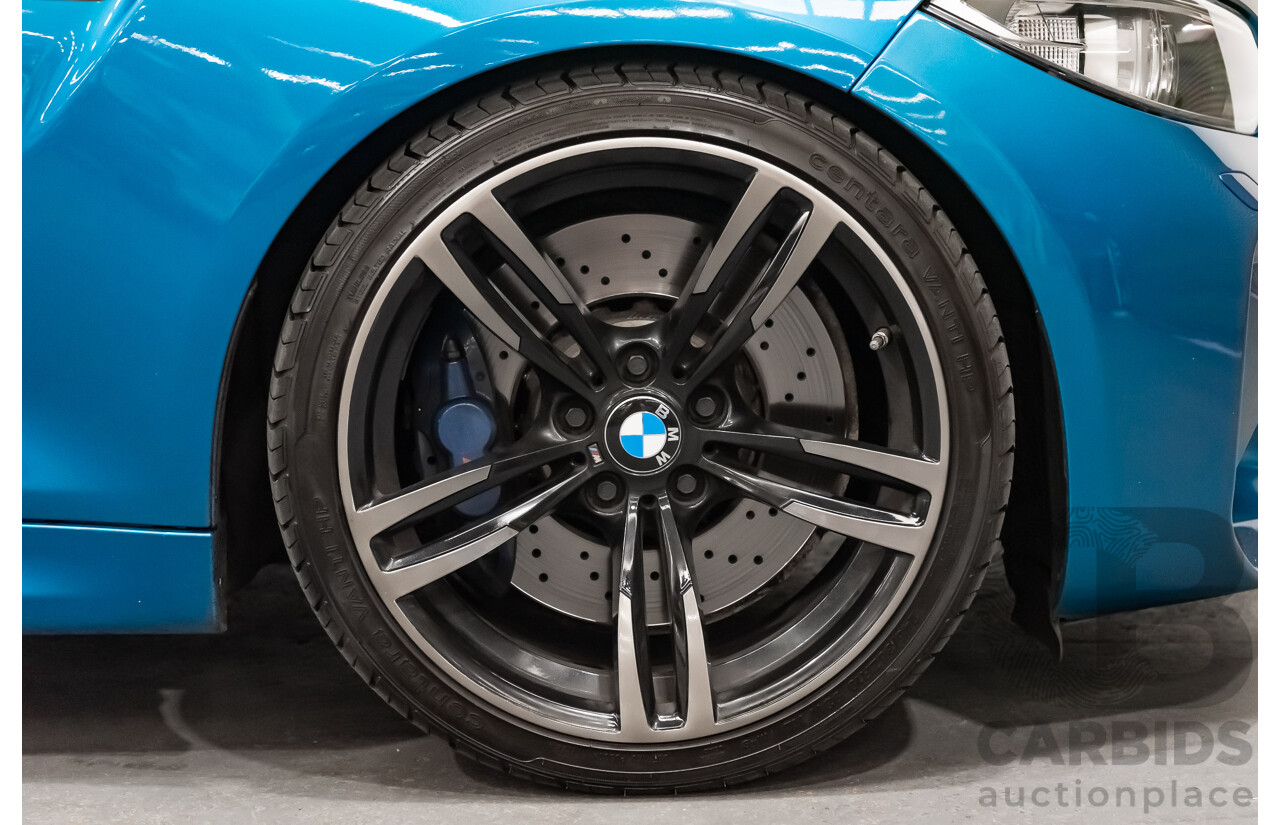 09/16 BMW M2 RWD F87 2D Coupe Long Beach Blue Turbo 3.0L
