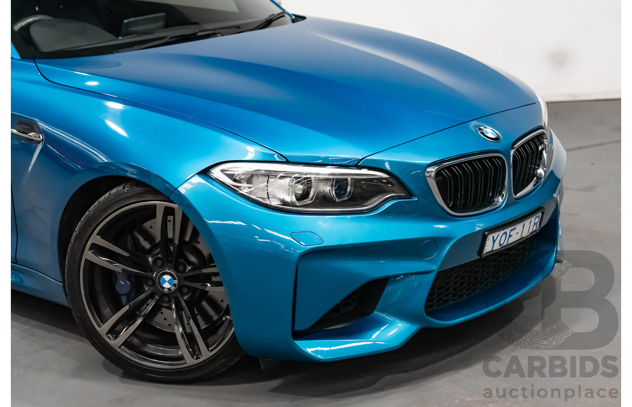 09/16 BMW M2 RWD F87 2D Coupe Long Beach Blue Turbo 3.0L