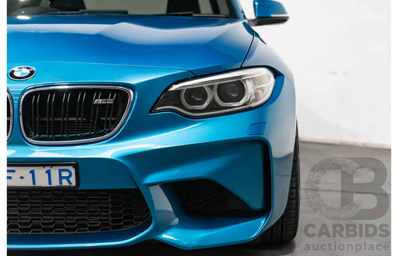 09/16 BMW M2 RWD F87 2D Coupe Long Beach Blue Turbo 3.0L