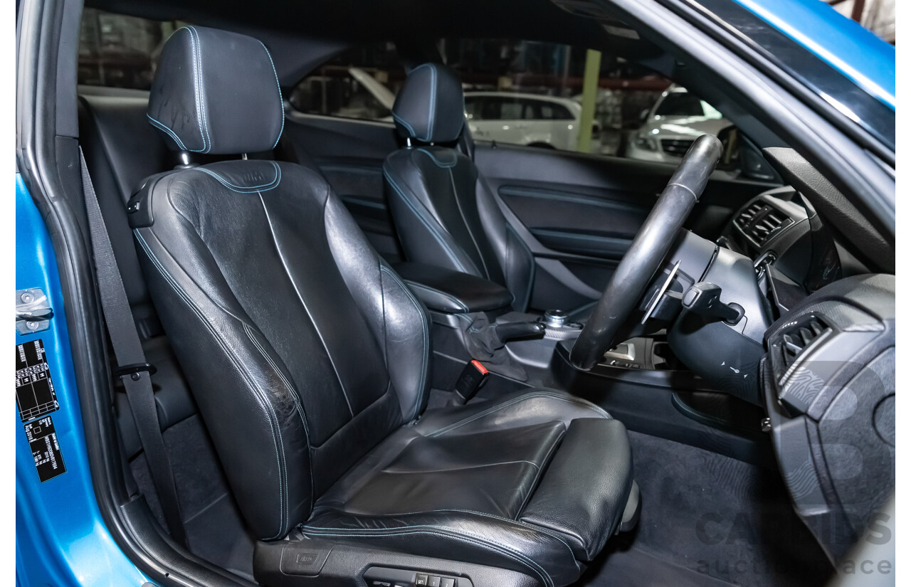 09/16 BMW M2 RWD F87 2D Coupe Long Beach Blue Turbo 3.0L