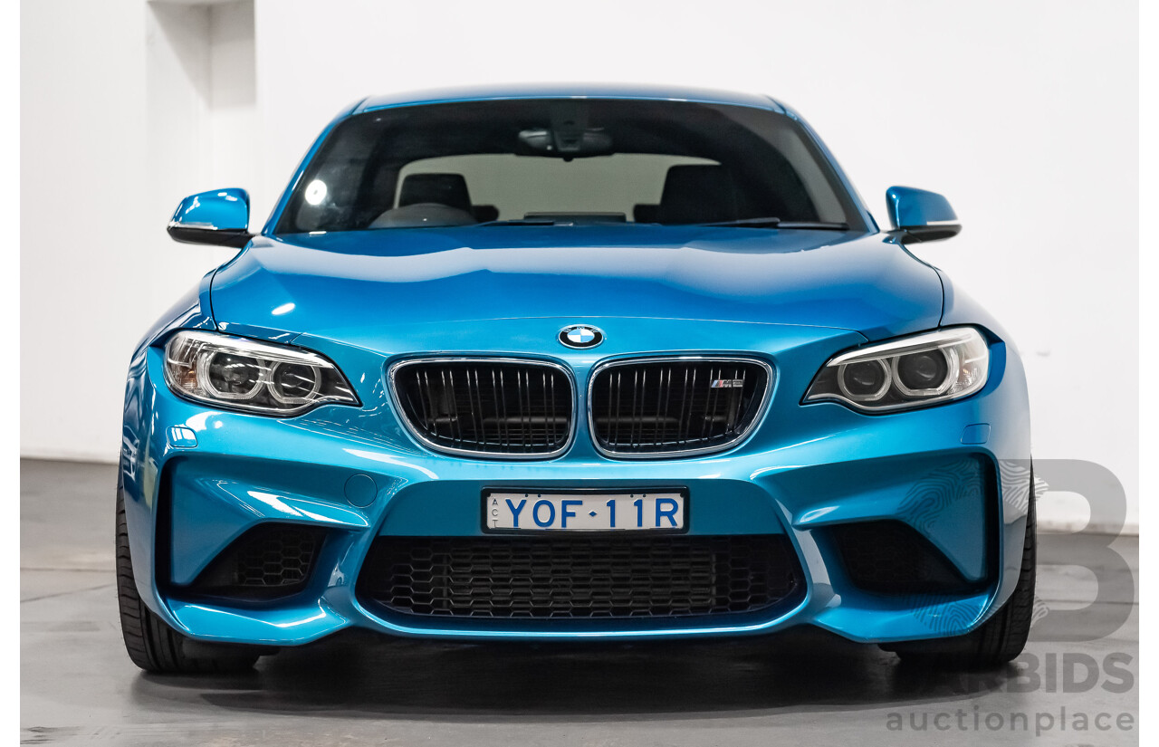 09/16 BMW M2 RWD F87 2D Coupe Long Beach Blue Turbo 3.0L