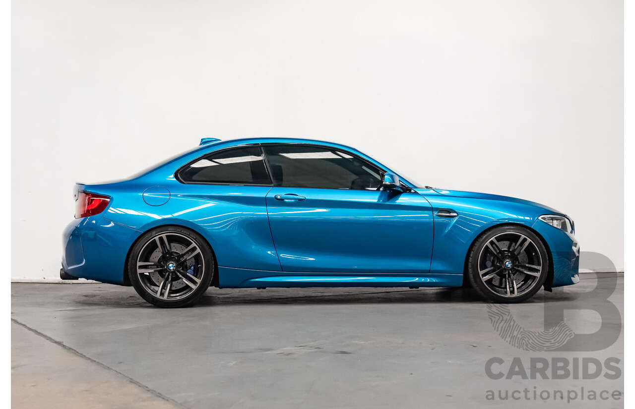 09/16 BMW M2 RWD F87 2D Coupe Long Beach Blue Turbo 3.0L