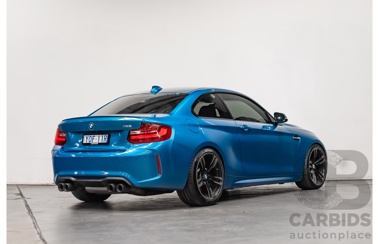 09/16 BMW M2 RWD F87 2D Coupe Long Beach Blue Turbo 3.0L