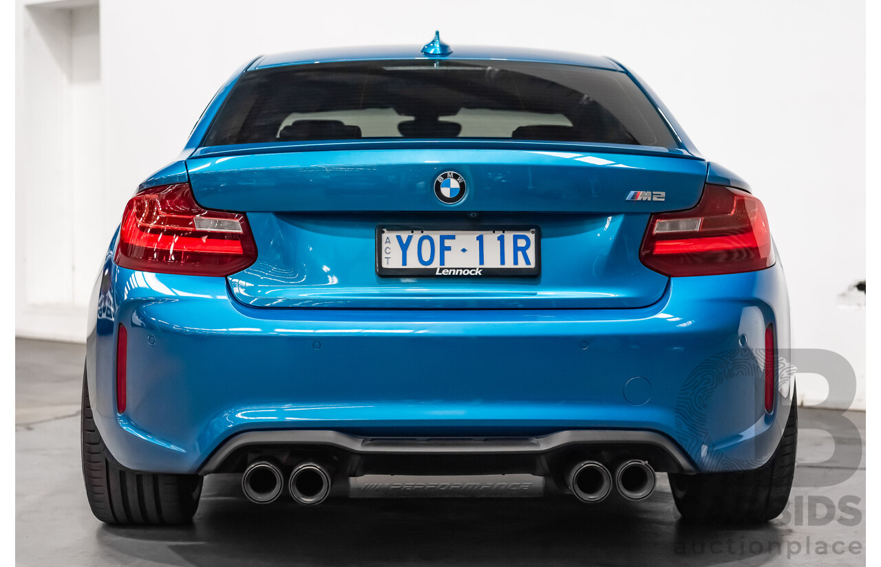 09/16 BMW M2 RWD F87 2D Coupe Long Beach Blue Turbo 3.0L
