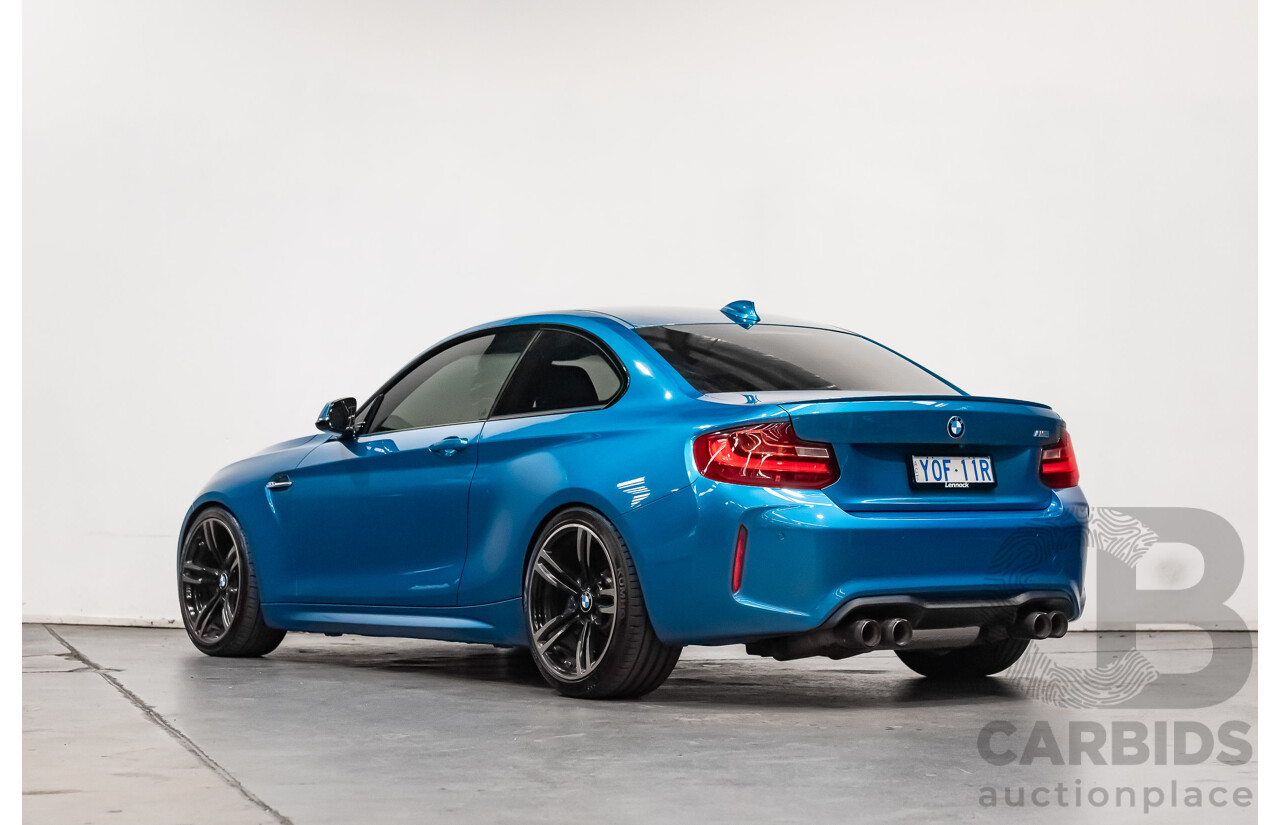 09/16 BMW M2 RWD F87 2D Coupe Long Beach Blue Turbo 3.0L
