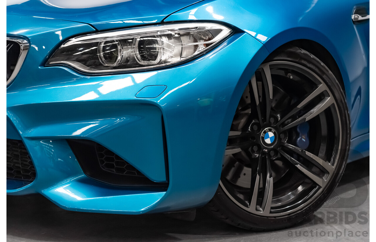 09/16 BMW M2 RWD F87 2D Coupe Long Beach Blue Turbo 3.0L
