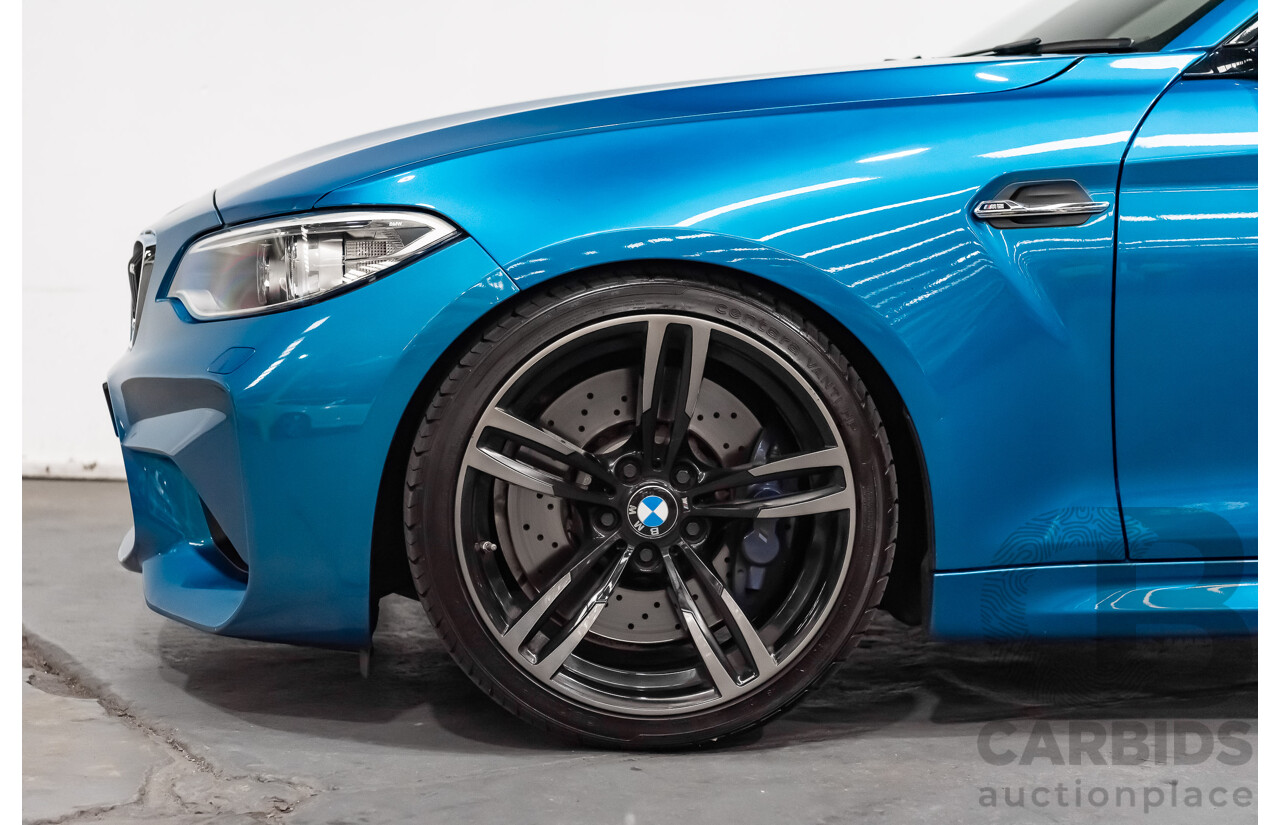 09/16 BMW M2 RWD F87 2D Coupe Long Beach Blue Turbo 3.0L