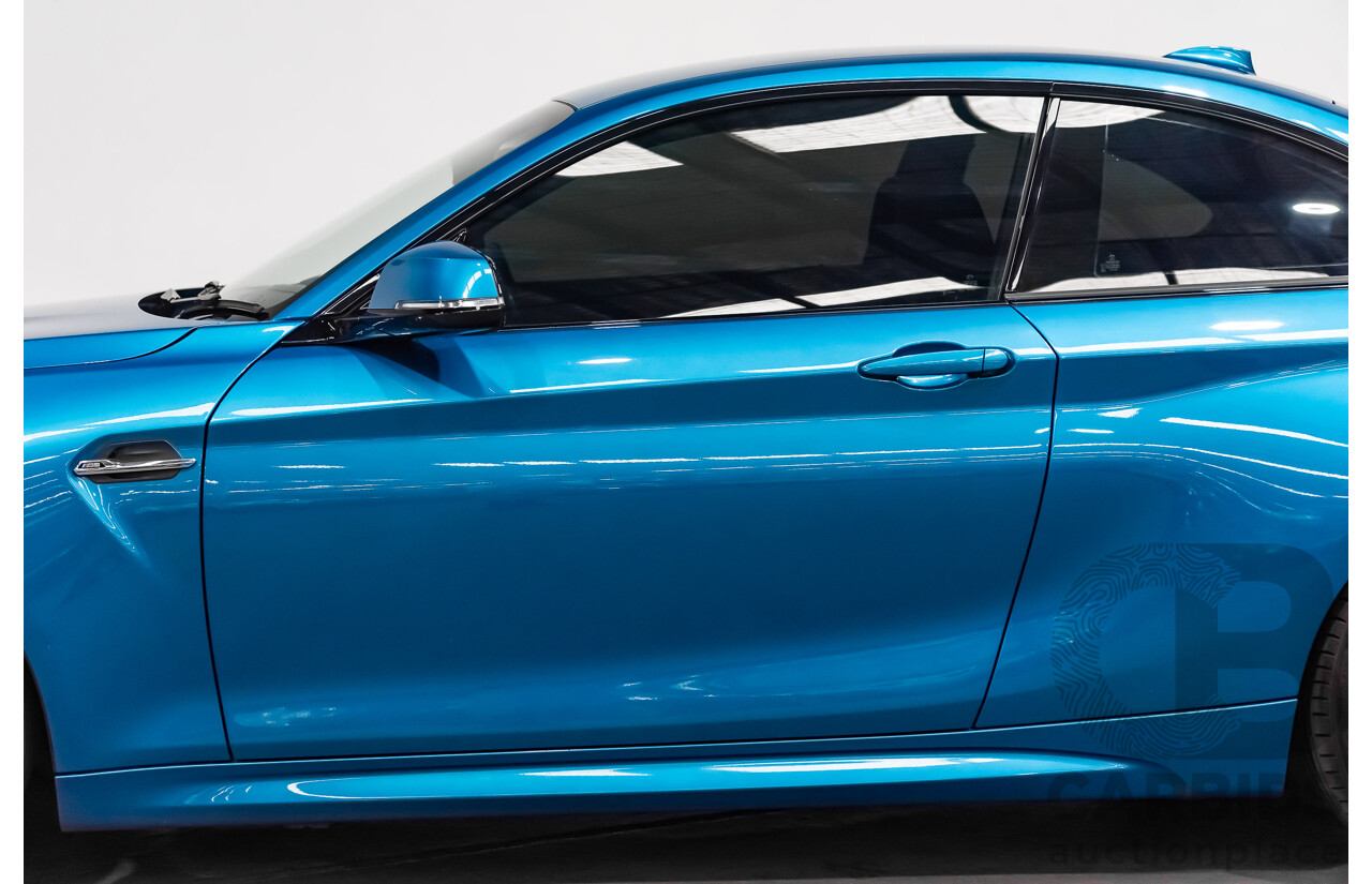09/16 BMW M2 RWD F87 2D Coupe Long Beach Blue Turbo 3.0L