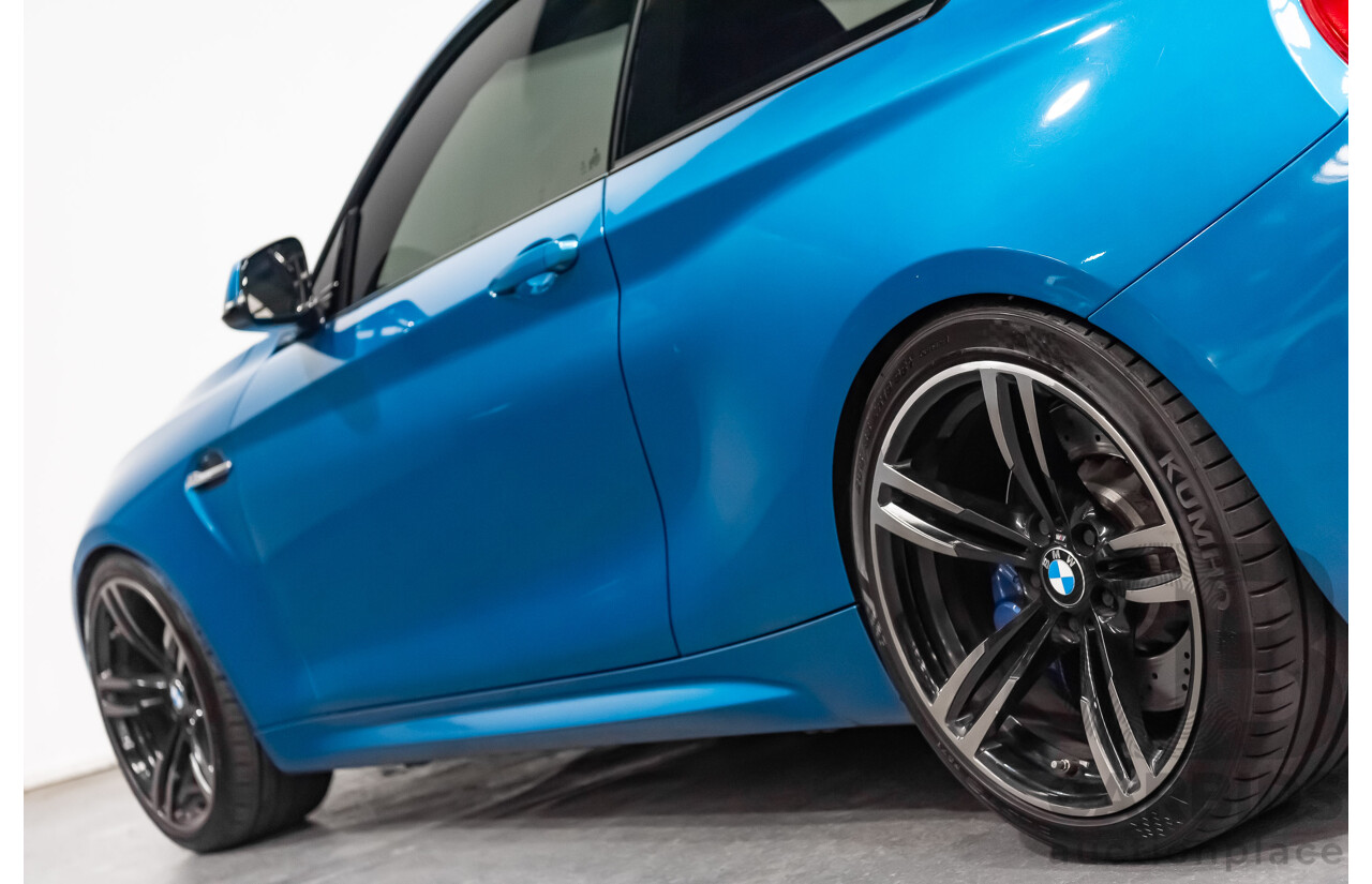 09/16 BMW M2 RWD F87 2D Coupe Long Beach Blue Turbo 3.0L