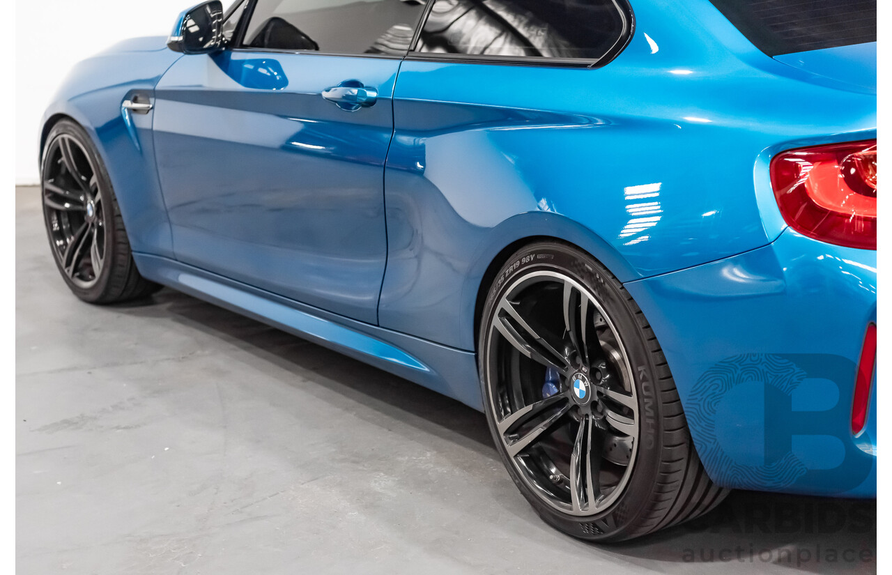 09/16 BMW M2 RWD F87 2D Coupe Long Beach Blue Turbo 3.0L