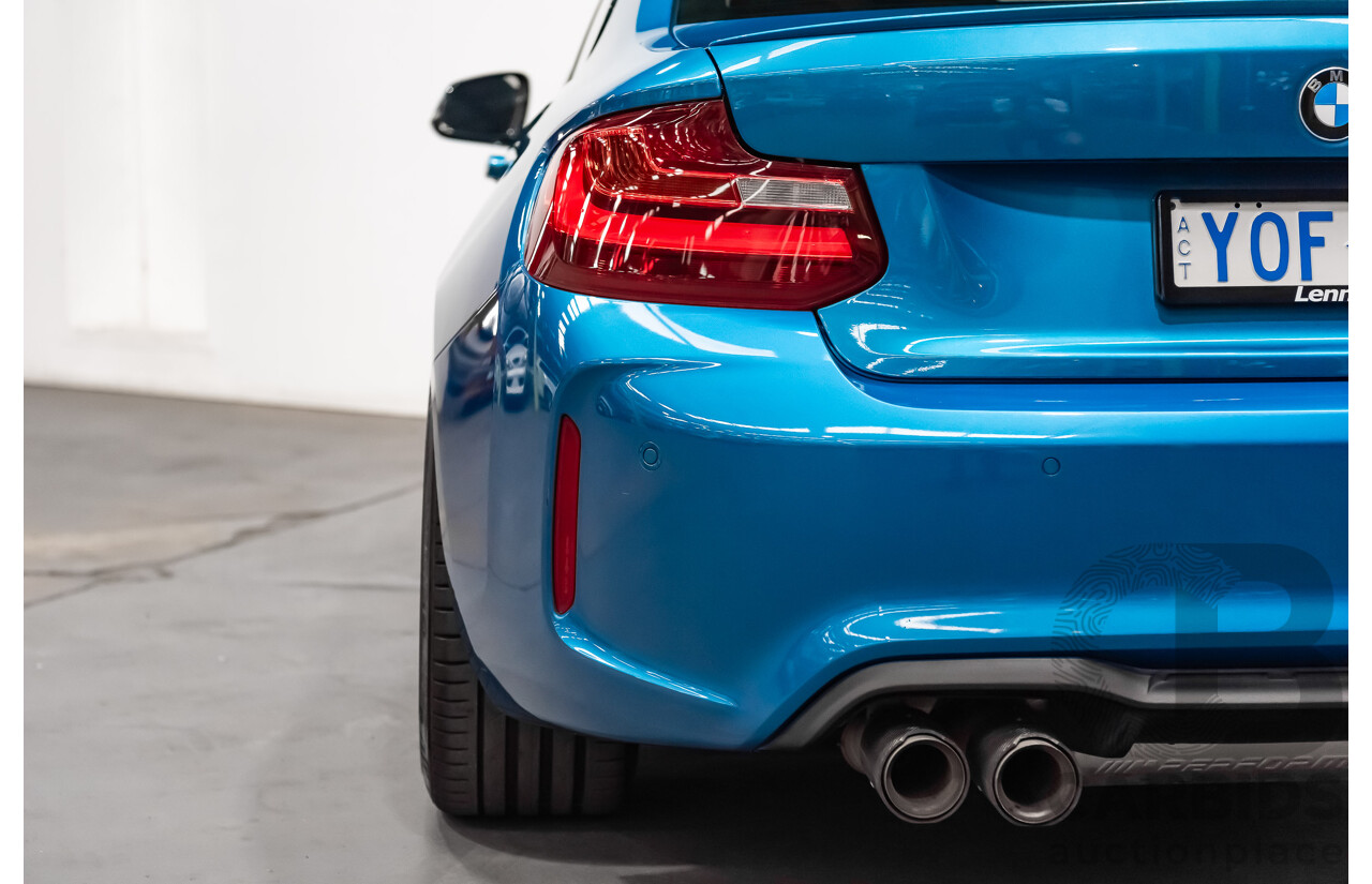 09/16 BMW M2 RWD F87 2D Coupe Long Beach Blue Turbo 3.0L