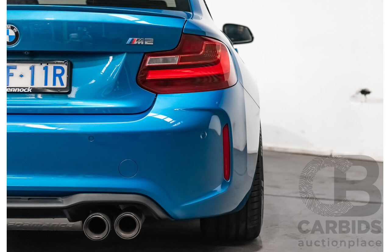 09/16 BMW M2 RWD F87 2D Coupe Long Beach Blue Turbo 3.0L