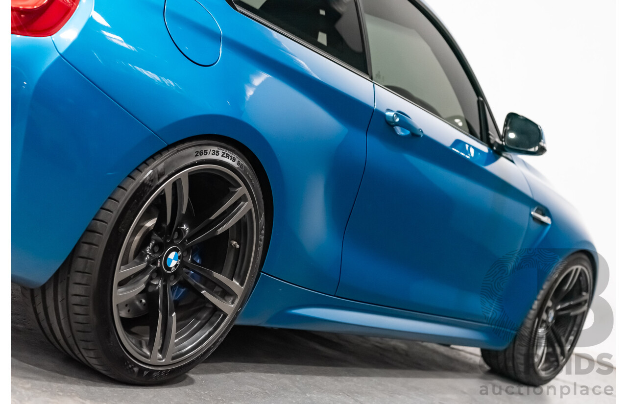 09/16 BMW M2 RWD F87 2D Coupe Long Beach Blue Turbo 3.0L