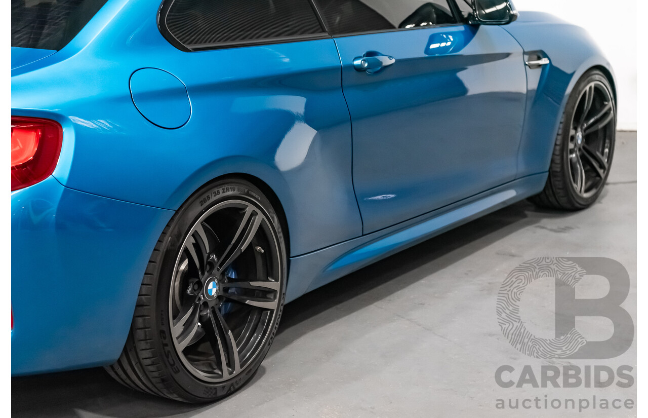 09/16 BMW M2 RWD F87 2D Coupe Long Beach Blue Turbo 3.0L