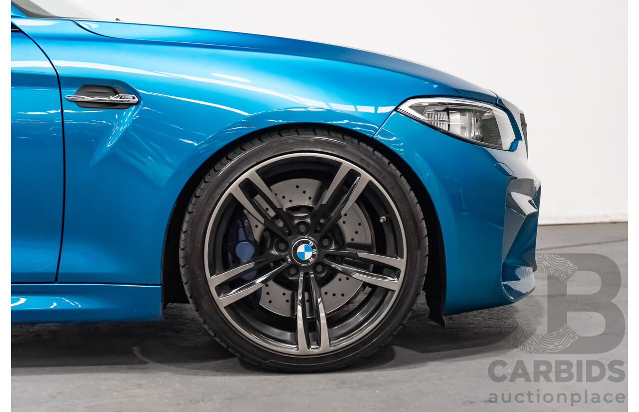 09/16 BMW M2 RWD F87 2D Coupe Long Beach Blue Turbo 3.0L