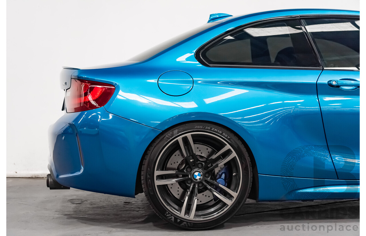 09/16 BMW M2 RWD F87 2D Coupe Long Beach Blue Turbo 3.0L