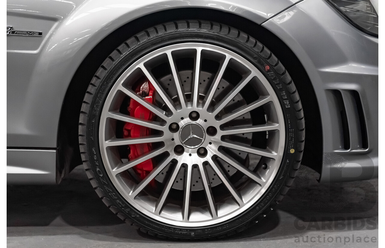 9/2008 Mercedes Benz C63 AMG W204 4d Sedan Palladium Silver Metallic V8 6.3L