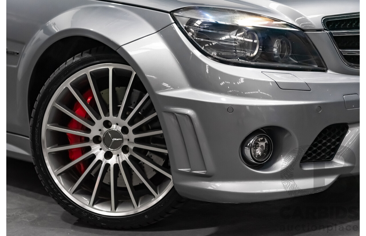 9/2008 Mercedes Benz C63 AMG W204 4d Sedan Palladium Silver Metallic V8 6.3L