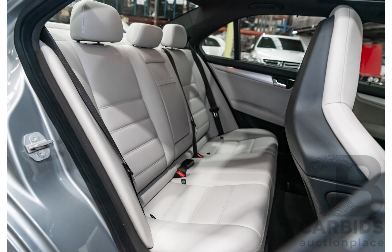 9/2008 Mercedes Benz C63 AMG W204 4d Sedan Palladium Silver Metallic V8 6.3L