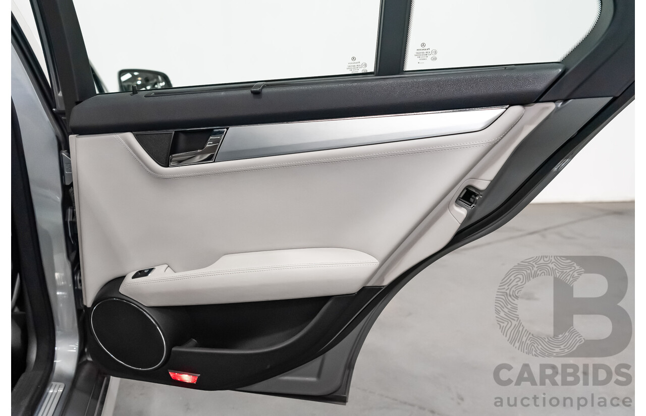 9/2008 Mercedes Benz C63 AMG W204 4d Sedan Palladium Silver Metallic V8 6.3L