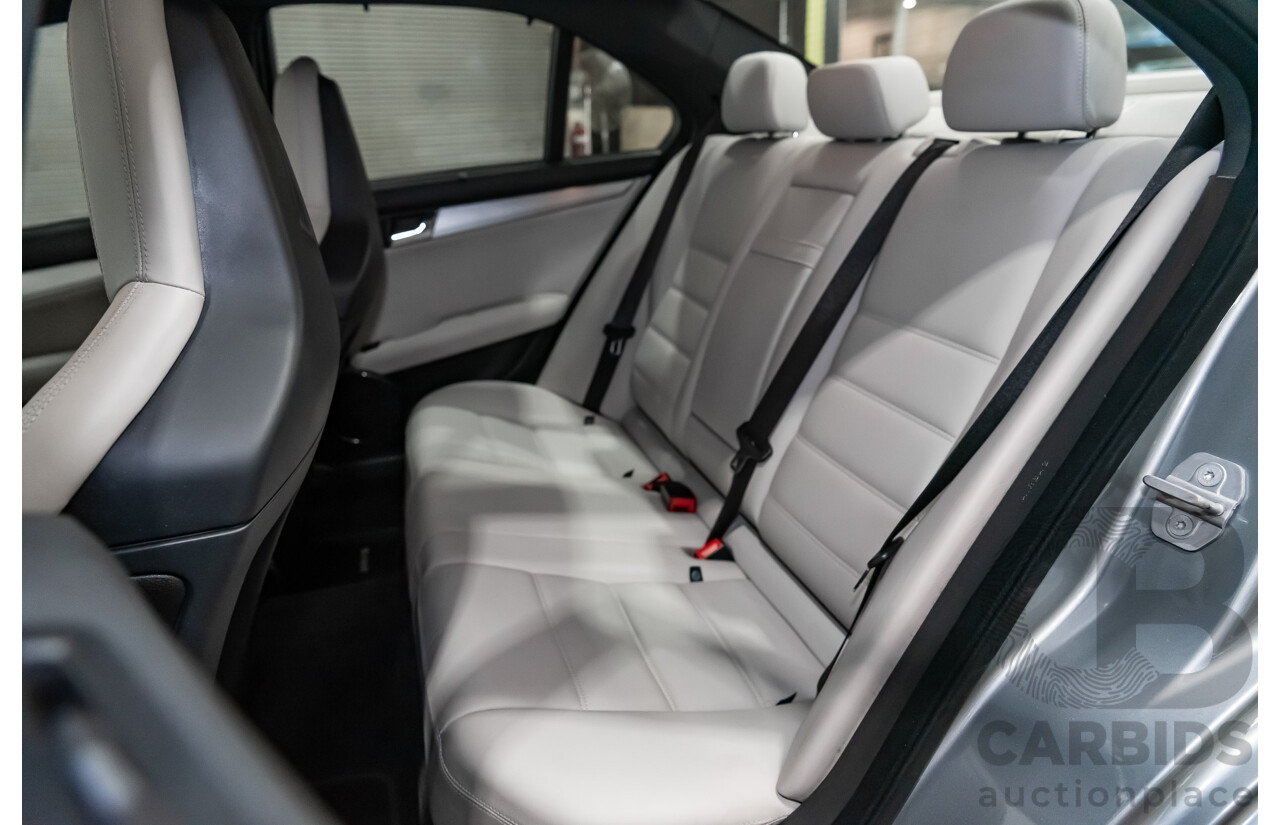 9/2008 Mercedes Benz C63 AMG W204 4d Sedan Palladium Silver Metallic V8 6.3L