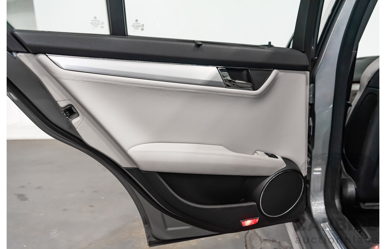 9/2008 Mercedes Benz C63 AMG W204 4d Sedan Palladium Silver Metallic V8 6.3L