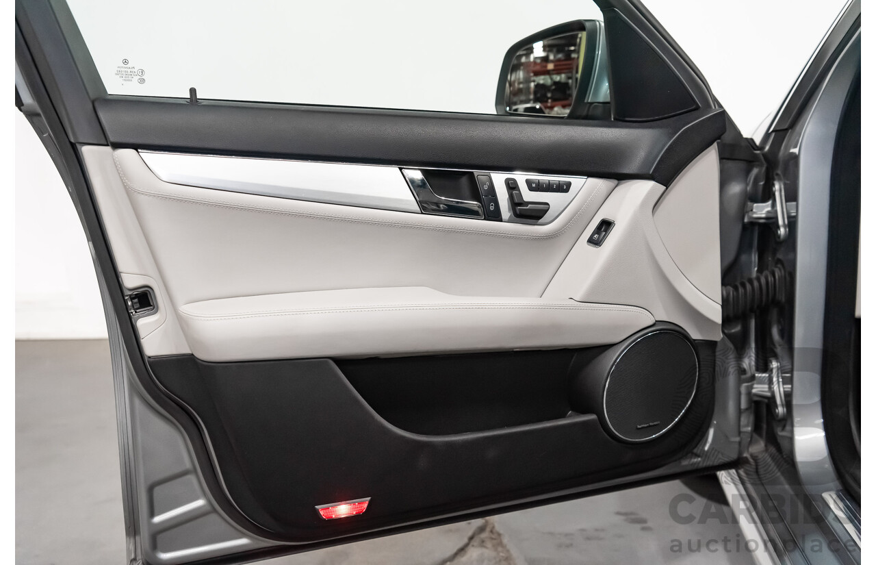 9/2008 Mercedes Benz C63 AMG W204 4d Sedan Palladium Silver Metallic V8 6.3L