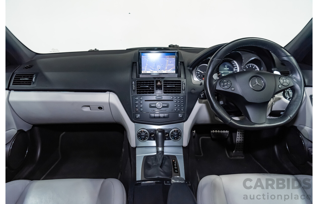 9/2008 Mercedes Benz C63 AMG W204 4d Sedan Palladium Silver Metallic V8 6.3L