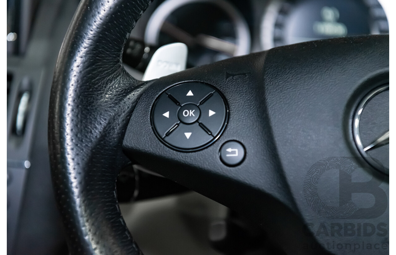 9/2008 Mercedes Benz C63 AMG W204 4d Sedan Palladium Silver Metallic V8 6.3L