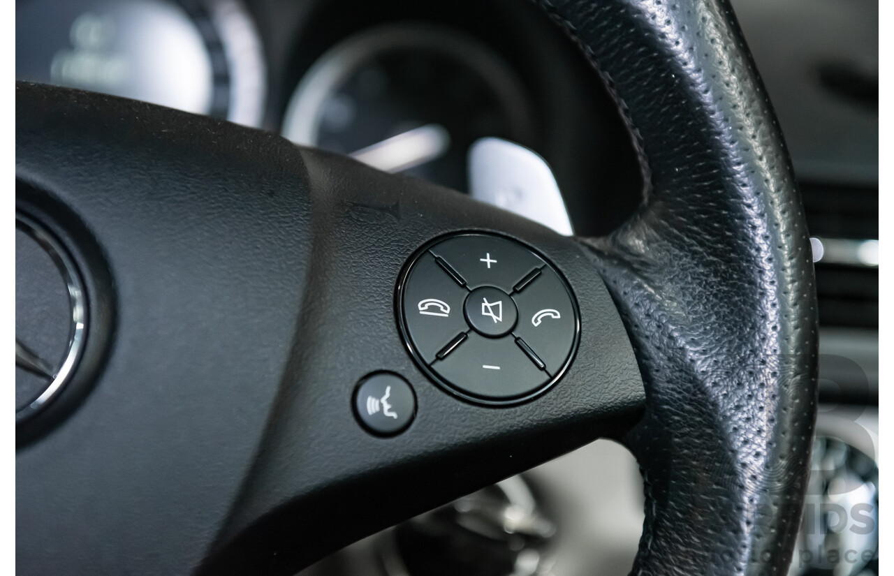 9/2008 Mercedes Benz C63 AMG W204 4d Sedan Palladium Silver Metallic V8 6.3L