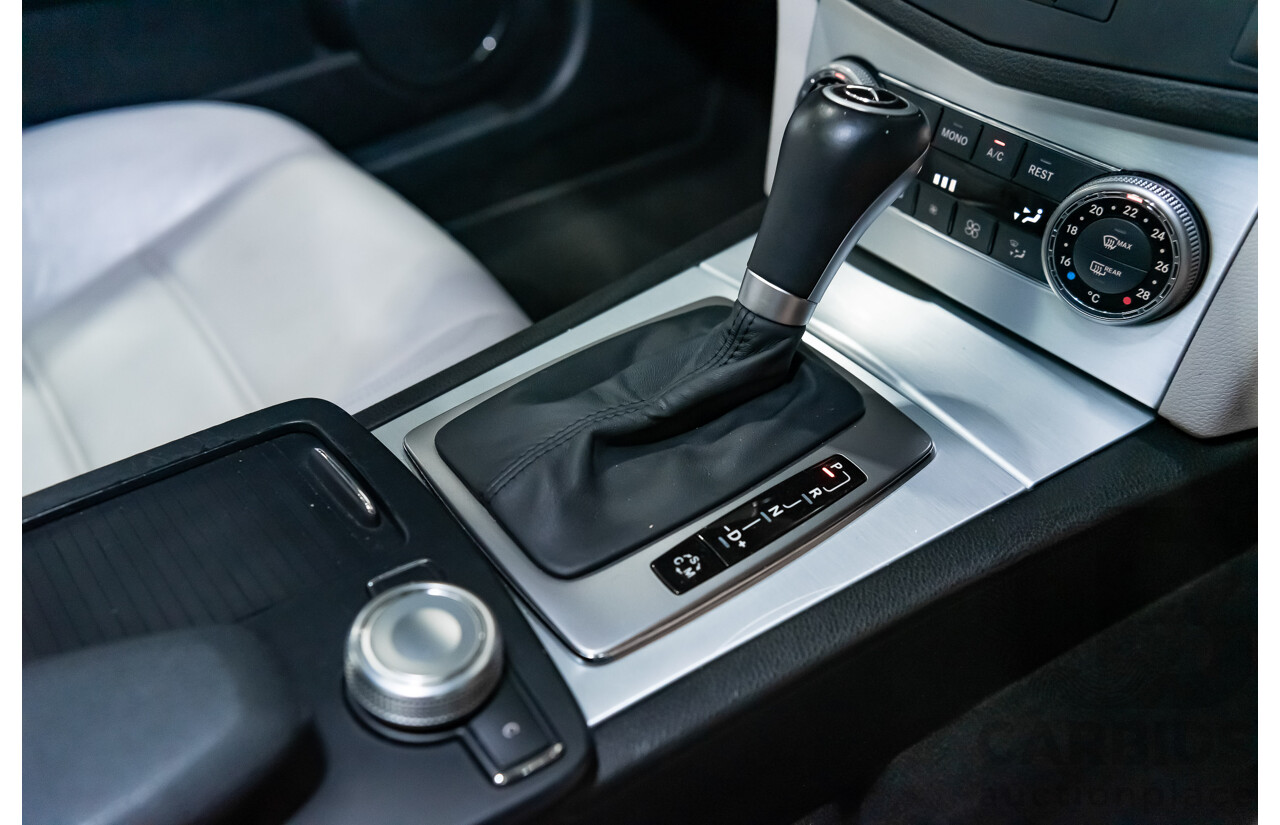 9/2008 Mercedes Benz C63 AMG W204 4d Sedan Palladium Silver Metallic V8 6.3L