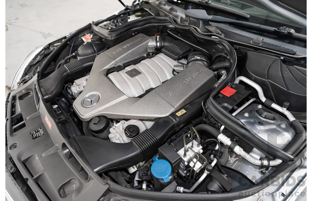 9/2008 Mercedes Benz C63 AMG W204 4d Sedan Palladium Silver Metallic V8 6.3L