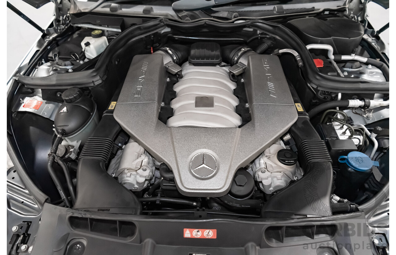 9/2008 Mercedes Benz C63 AMG W204 4d Sedan Palladium Silver Metallic V8 6.3L