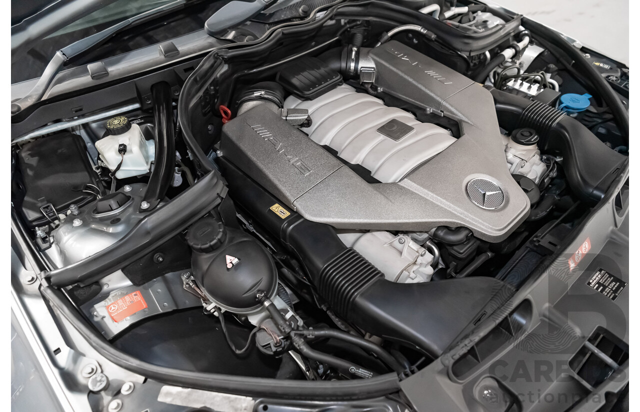 9/2008 Mercedes Benz C63 AMG W204 4d Sedan Palladium Silver Metallic V8 6.3L