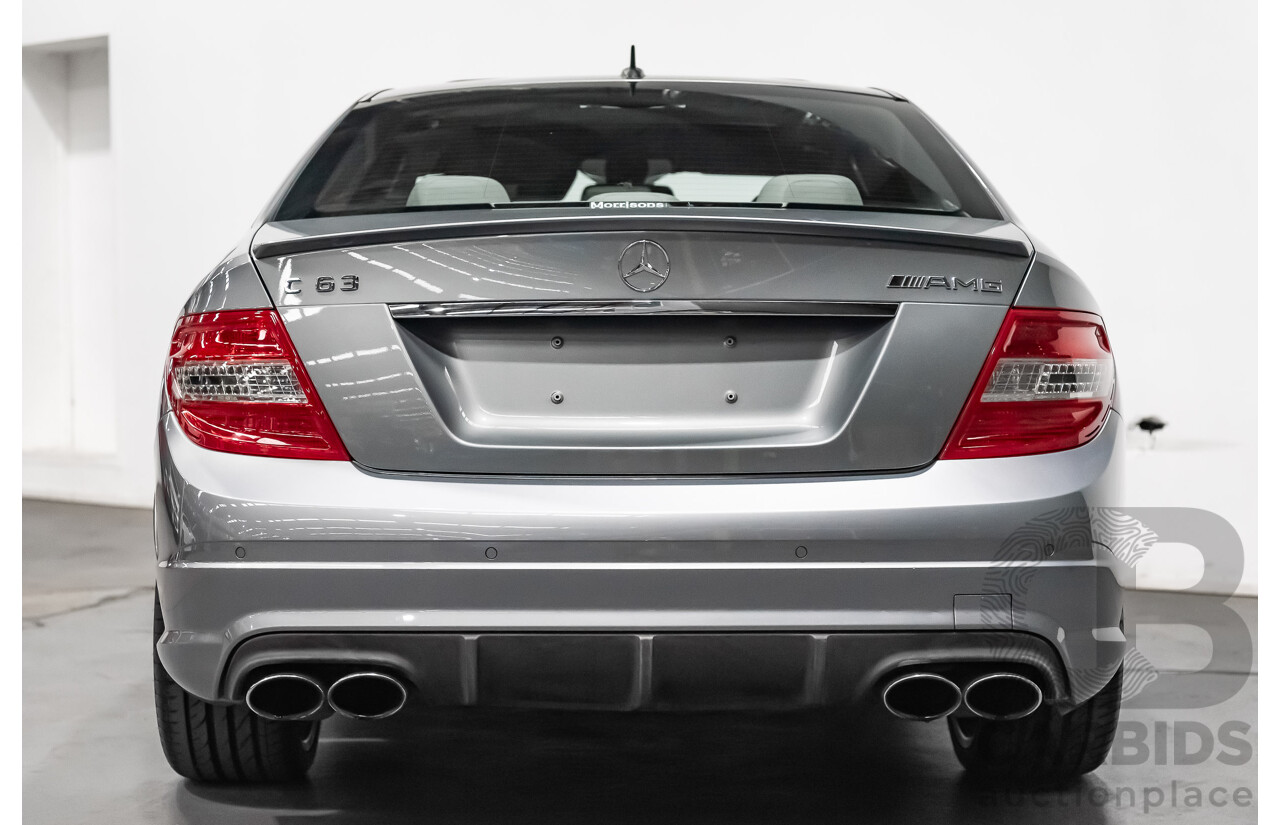 9/2008 Mercedes Benz C63 AMG W204 4d Sedan Palladium Silver Metallic V8 6.3L