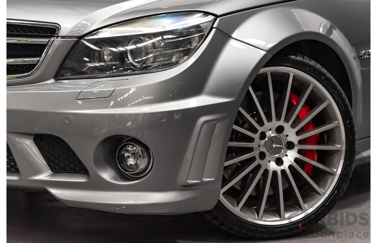 9/2008 Mercedes Benz C63 AMG W204 4d Sedan Palladium Silver Metallic V8 6.3L