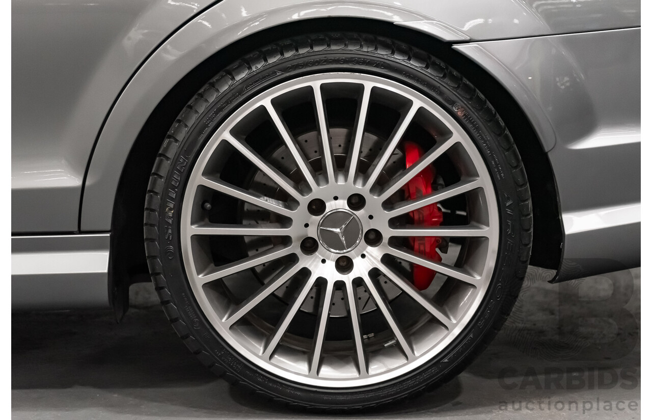 9/2008 Mercedes Benz C63 AMG W204 4d Sedan Palladium Silver Metallic V8 6.3L