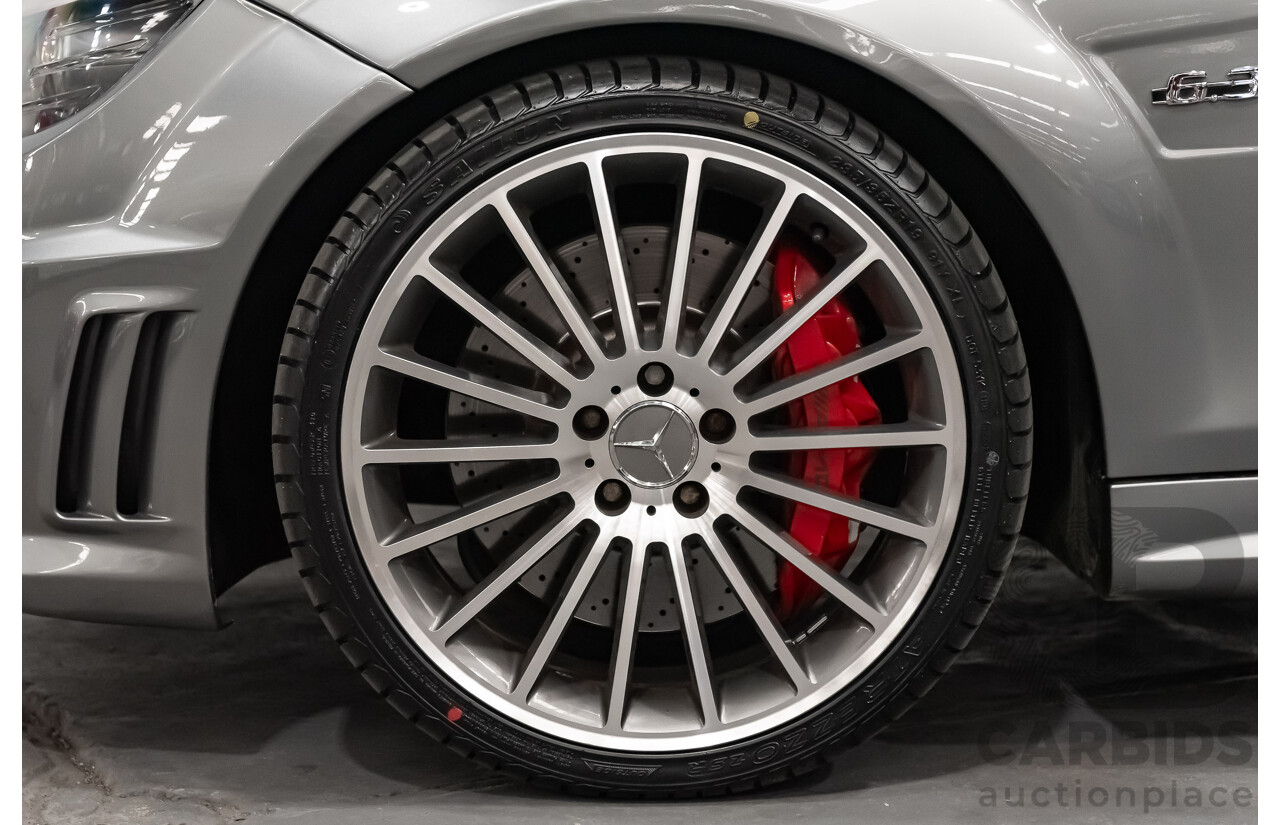 9/2008 Mercedes Benz C63 AMG W204 4d Sedan Palladium Silver Metallic V8 6.3L