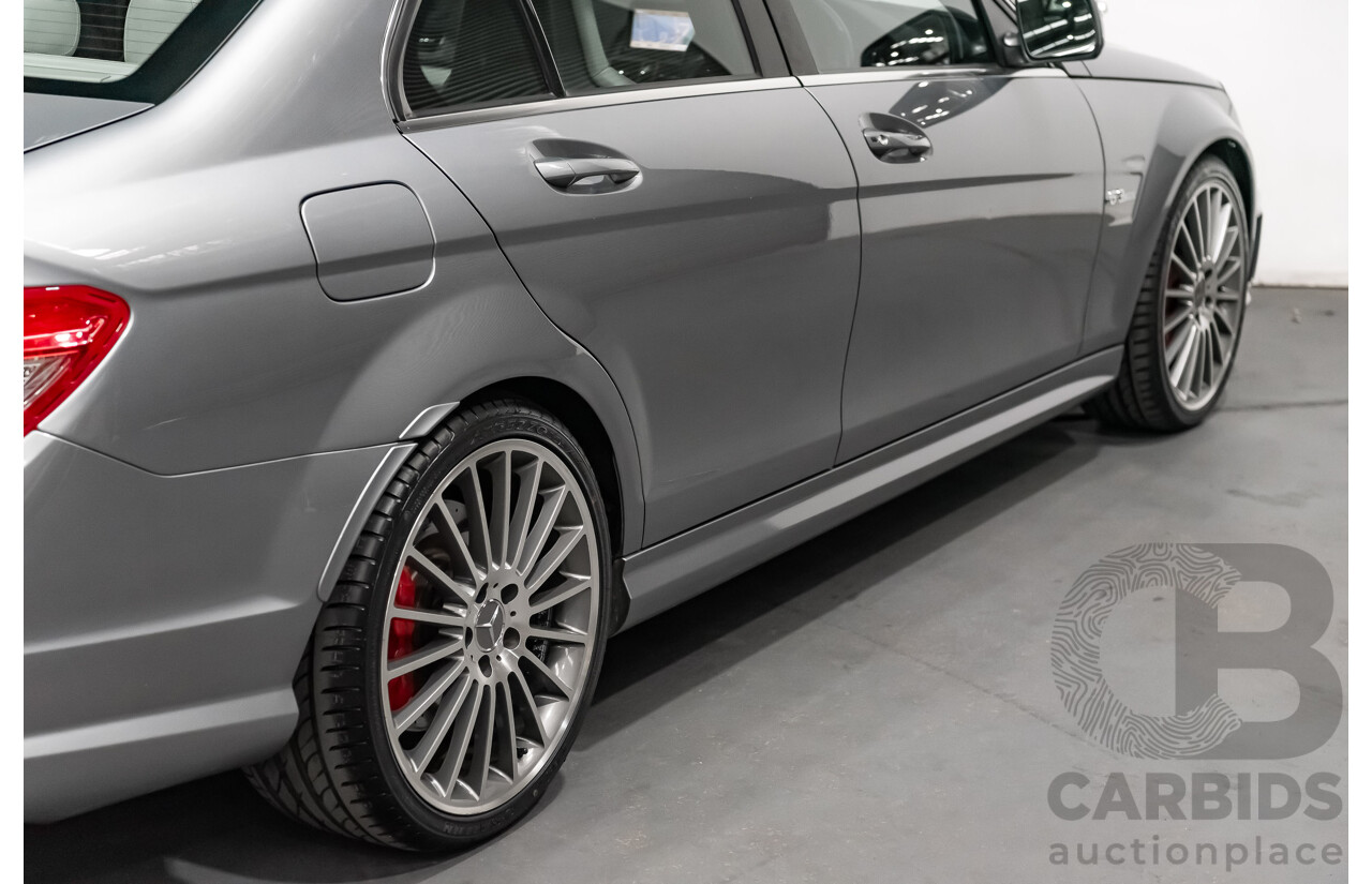 9/2008 Mercedes Benz C63 AMG W204 4d Sedan Palladium Silver Metallic V8 6.3L