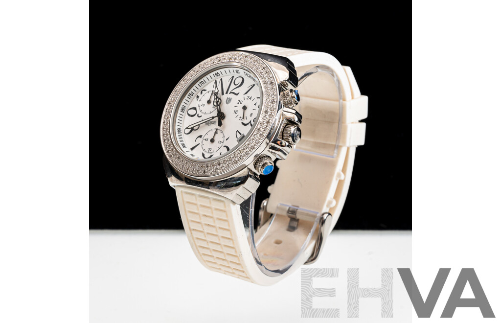 Lancaster Ladies Watch Model No. 0226G, with TDW 0.94ct Diamonds, as New