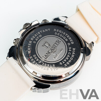 Lancaster Ladies Watch Model No. 0226G, with TDW 0.94ct Diamonds, as New