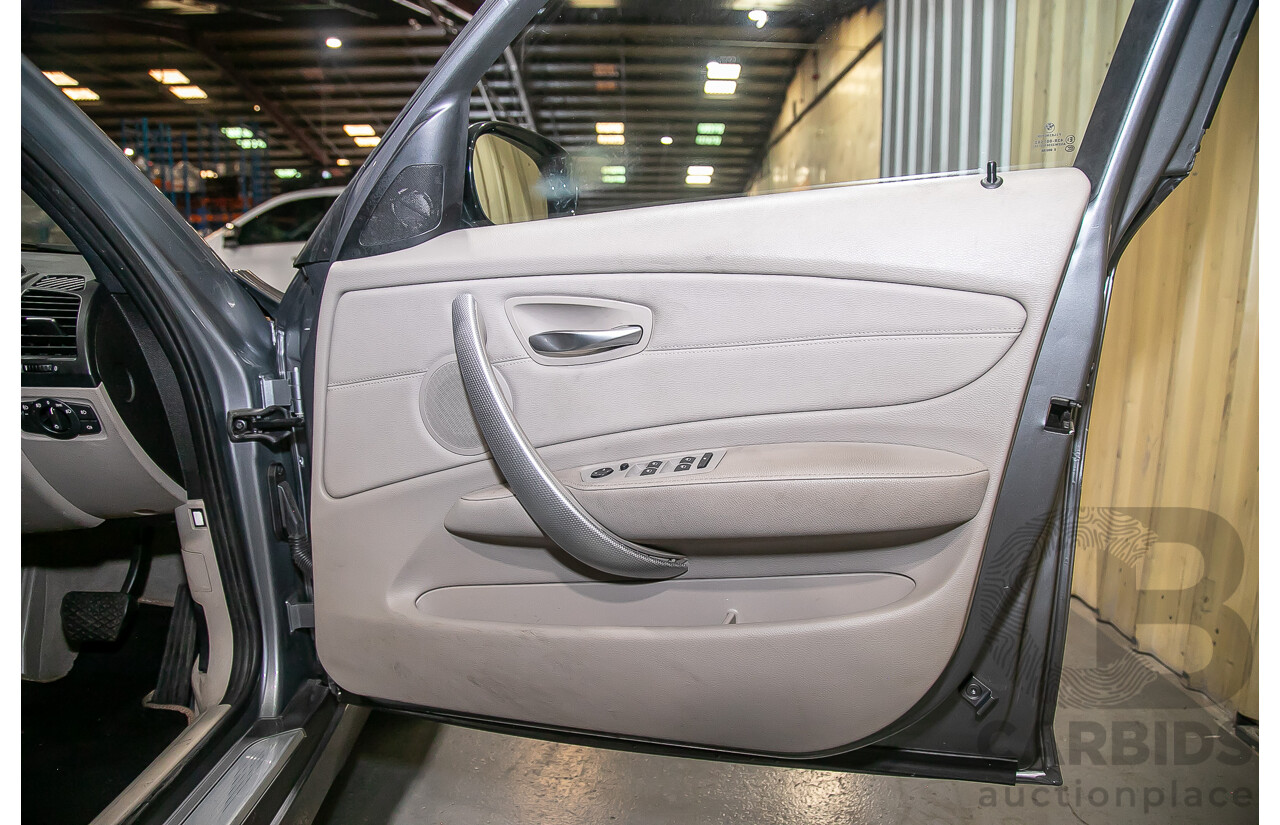 6/2011 BMW 118i M-Sport Pack E87 MY11 5d Hatchback Grey 2.0L