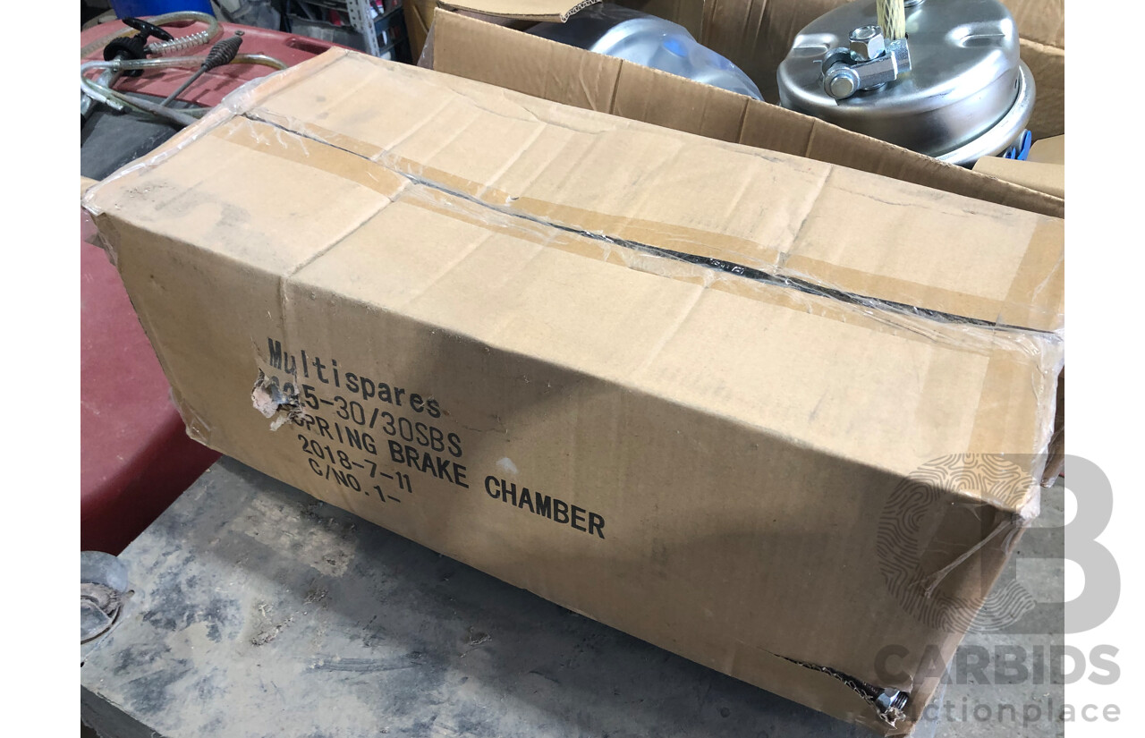 Six New MultiSpares G25-30/30 SBS Spring Brake Chambers