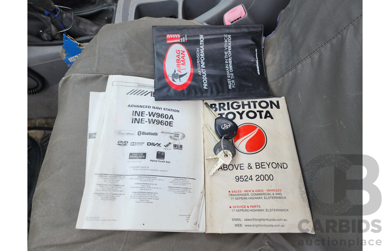 4/2007 Toyota Hilux SR5 (4x4) KUN26R 07 Upgrade Extra Cab P/Up Metallic Silver Turbo Diesel 3.0L