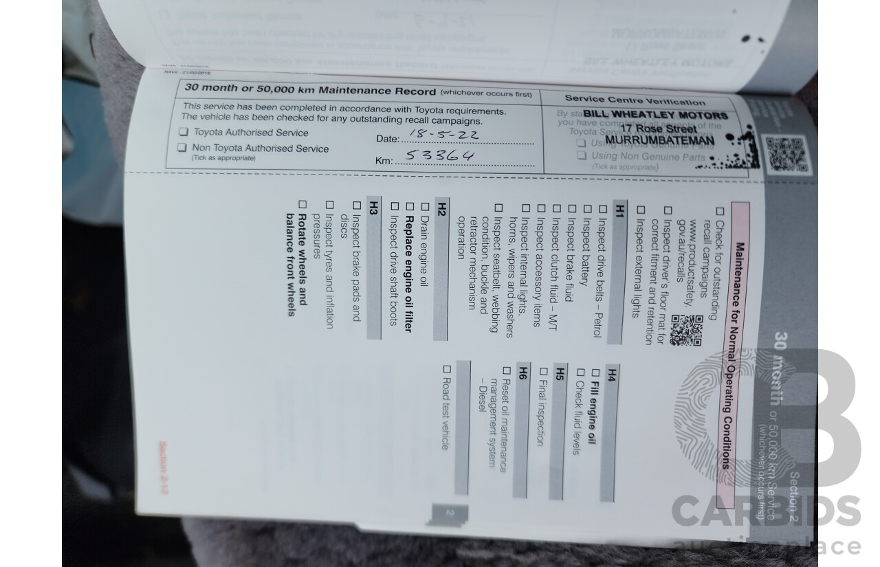 01/2019 Toyota RAV4 GXL (AWD) ASA44R 4d Wagon Silver Sky 2.5L