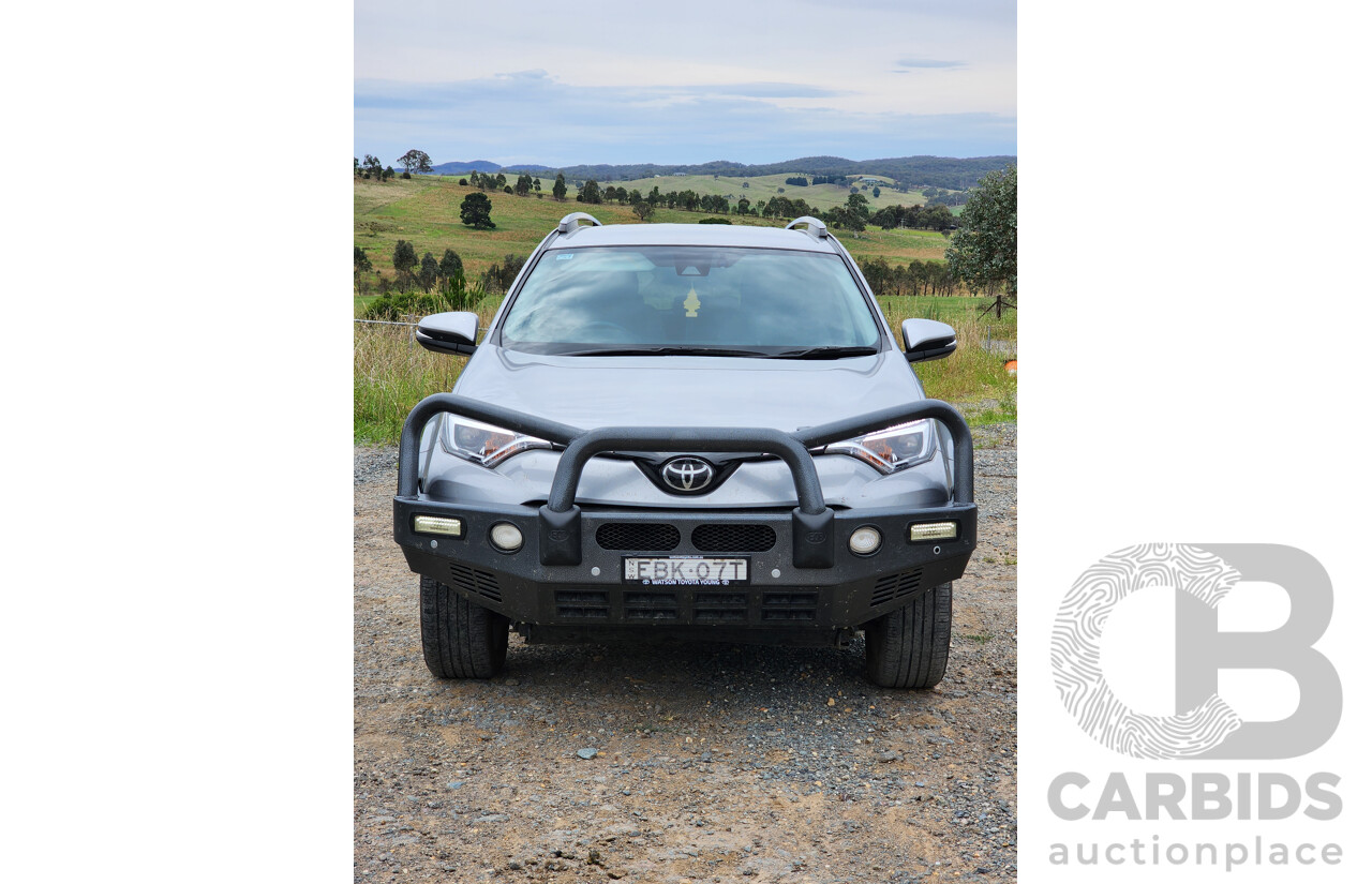 01/2019 Toyota RAV4 GXL (AWD) ASA44R 4d Wagon Silver Sky 2.5L